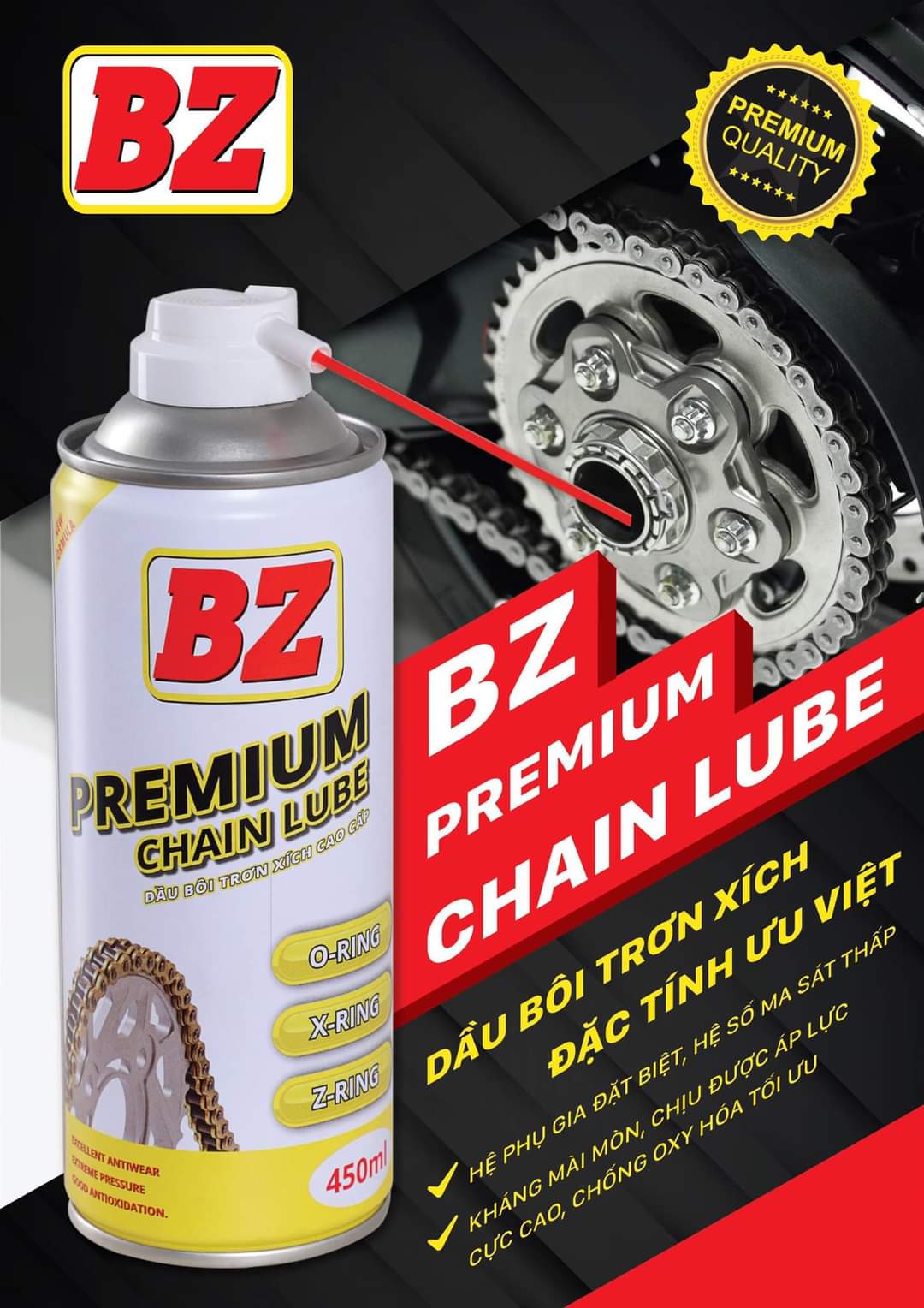Xịt Dưỡng Sên Bz premium mẫu mới