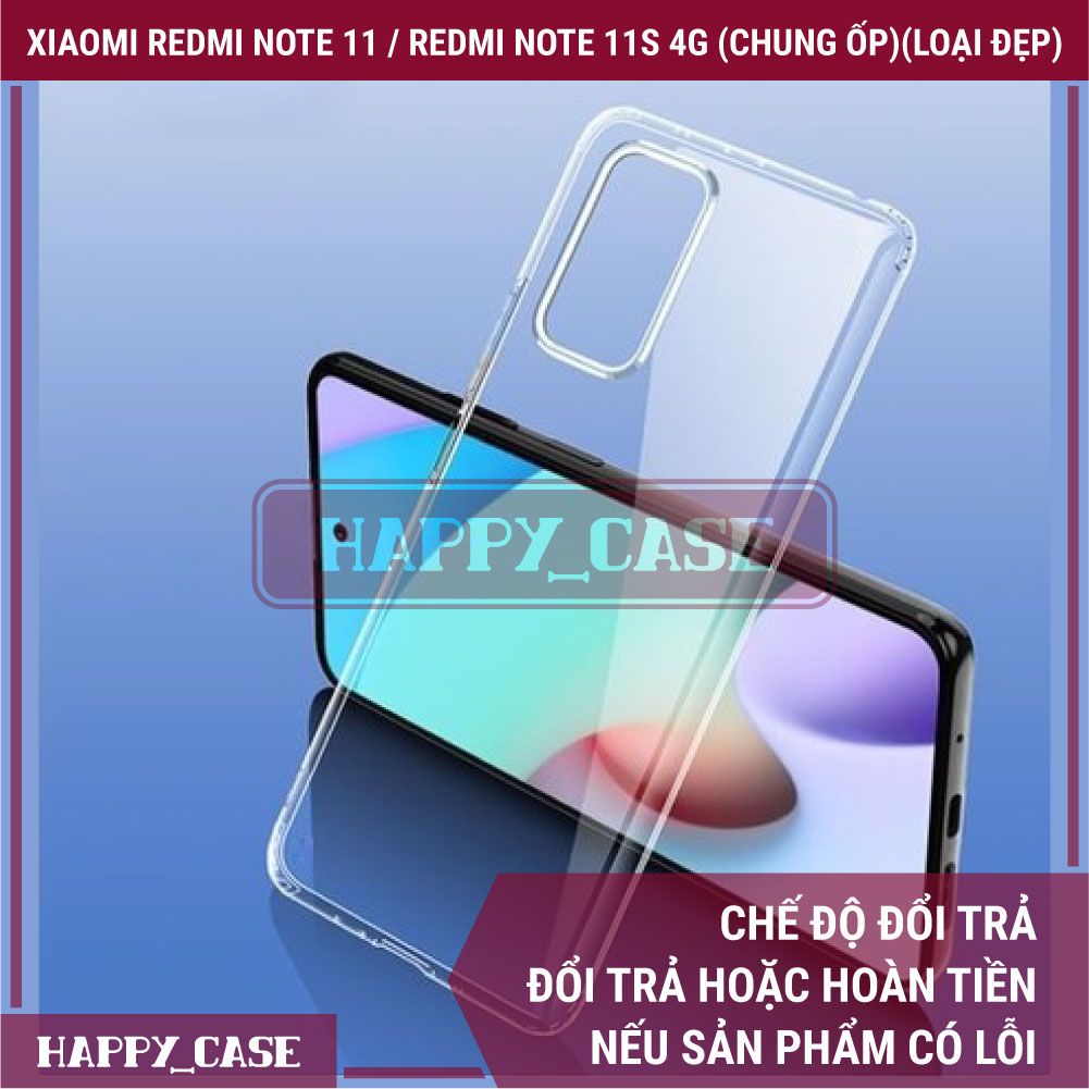 Ốp Lưng Điện Thoại XIAOMI REDMI NOTE 11 / REDMI NOTE 11S 4G (CHUNG ỐP LƯNG)(LOẠI ĐẸP) Thin Transparent Silicon