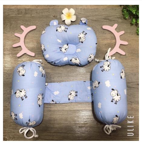 Bộ Gối chặn Bông Sơ sinh cho bé