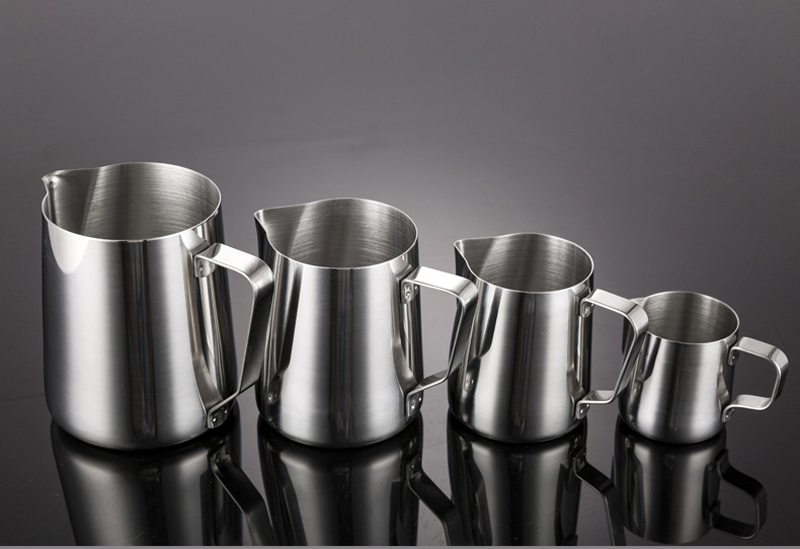 Ca Đánh Sữa Inox SUS304 Có Vạch Chia 350ml, 600ml