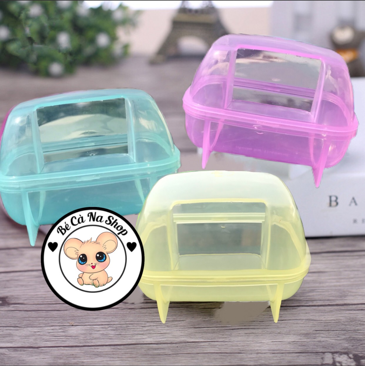 Nhà tắm size nhỏ cho hamster ( bé cà na)