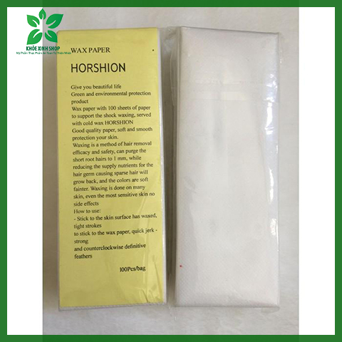 GIẤY WAX LÔNG NHÁM LOẠI 1 CAO CẤP ( LOẠI DÀY 100 TỜ )