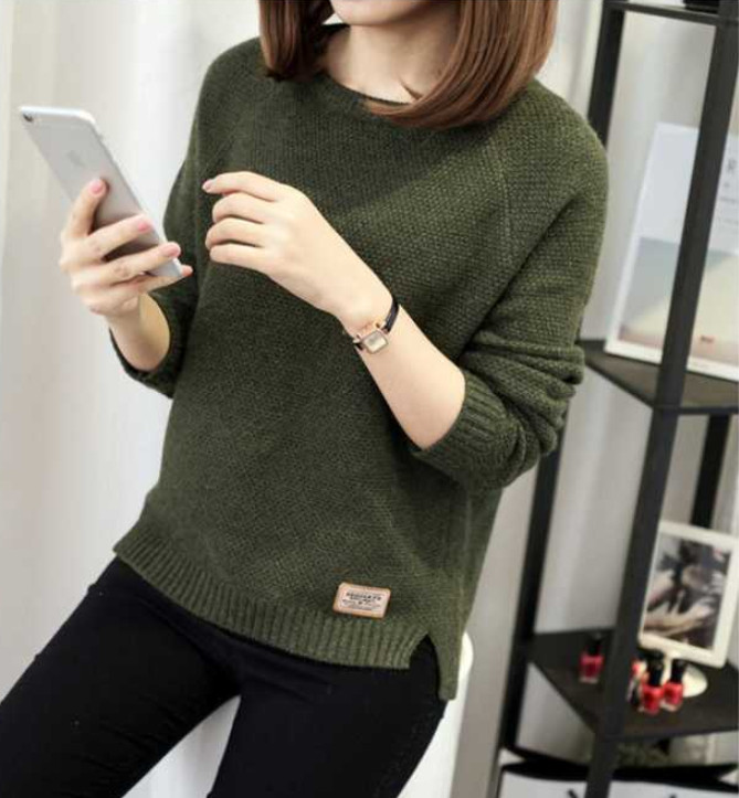 áo len nữ, áo len mác da cao cấp