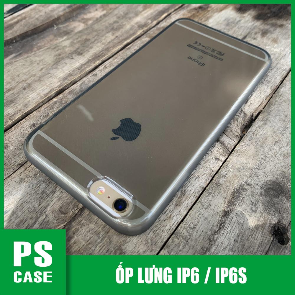 Ốp lưng dẻo đen mờ chống sốc cao cấp dành cho iPhone 6 / iPhone 6s - PS Case phân phối