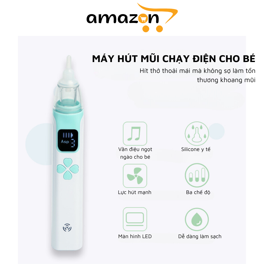 Máy Hút Mũi Thông Minh Cho Bé, máy hút dịch cho trẻ sơ sinh MX-669