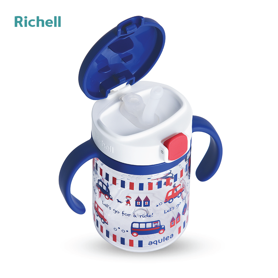 BÌNH ỐNG HÚT AQ RICHELL 200ML XANH RIDE
