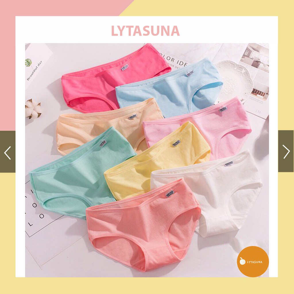 Combo 10 quần lót Cotton Xuất mỹ siêu rẻ 1 set/10c