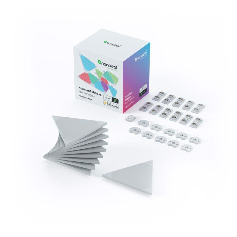 Đèn thông minh Nanoleaf Shapes Mini Triangle - Extra Kit ( Bộ mở rộng10 pieces)