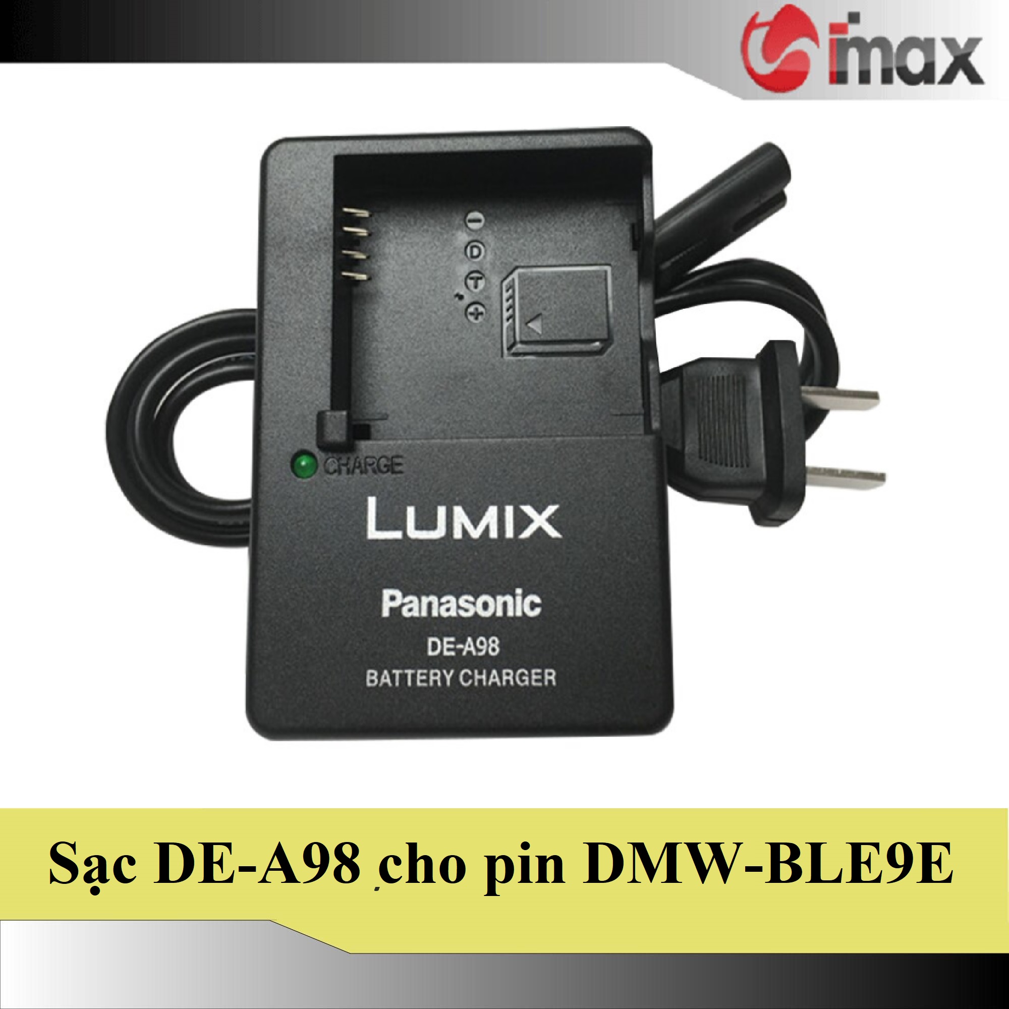 Sạc DE-A98 cho pin máy ảnh Pana DMW-BLE9E/ DMW- BLG10 - Hàng nhập khẩu