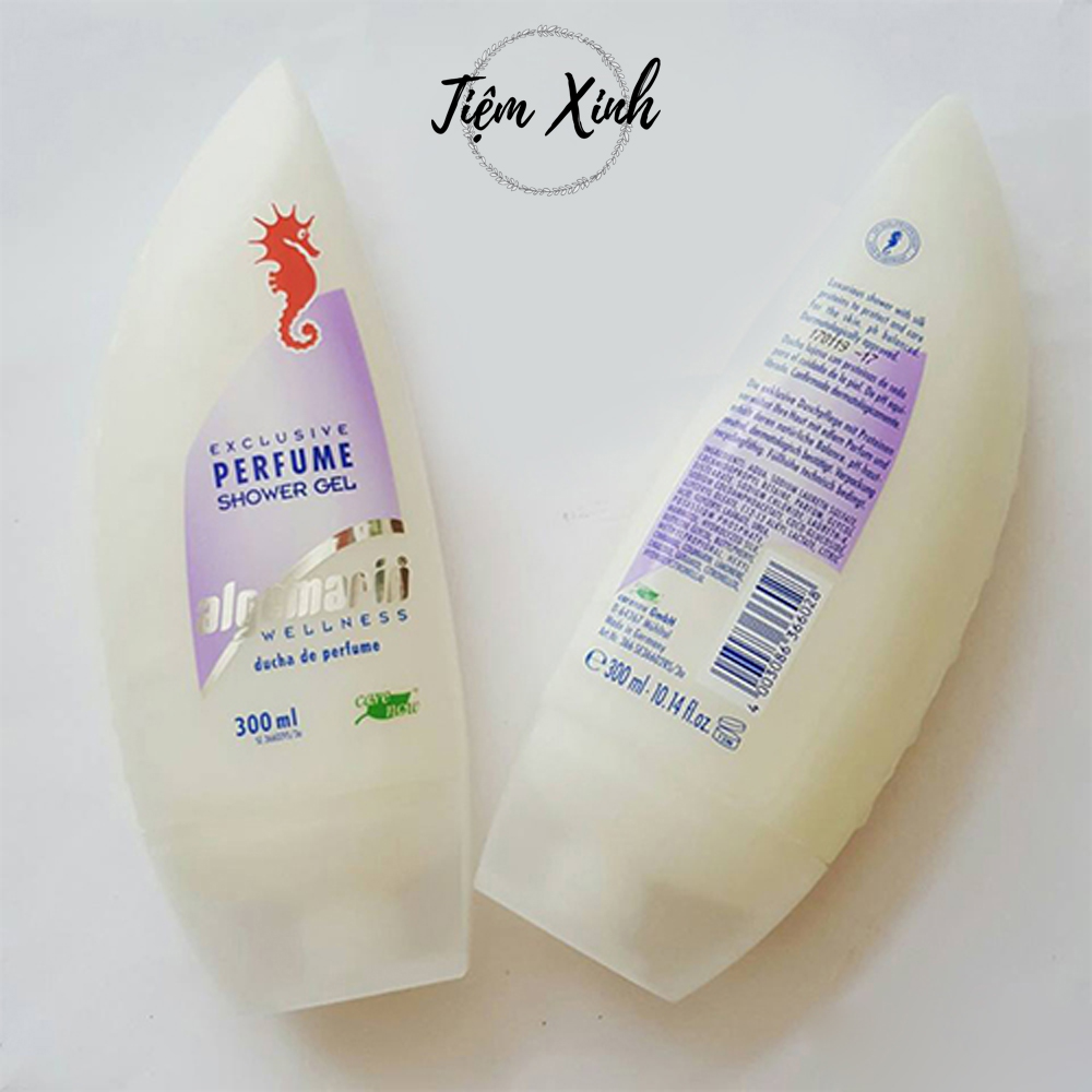 Sữa tắm cá ngựa algemarin perfume đức sữa tắm hương nước hoa quyến rũ chai 300ml và 500ml - ceria cosmetics