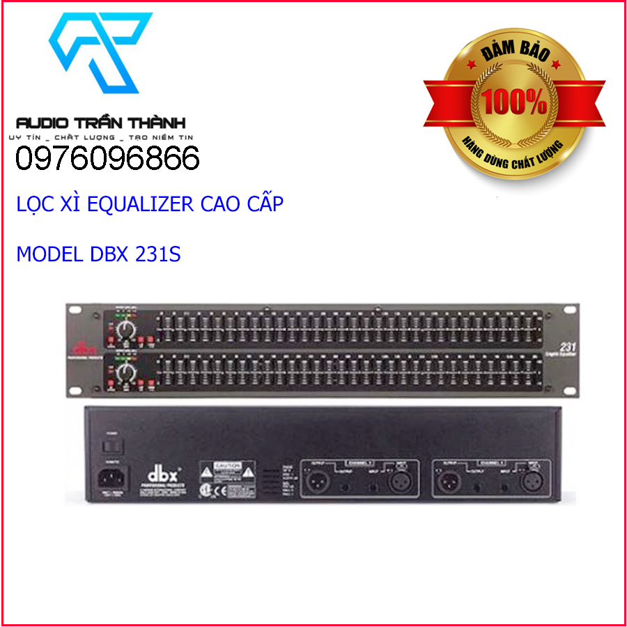 lọc xì equalizer cao cấp DBX 231S