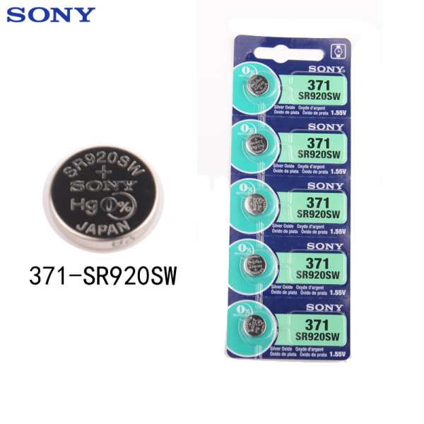 [HCM]Vỉ 5 Viên Pin Sony 371 - SR920SW dành cho đồng hồ kim (Loại tốt)