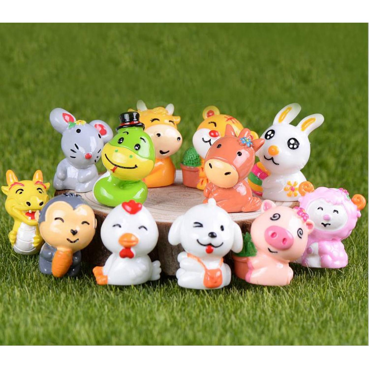 Mô hình 12 con giáp quà tặng trang trí