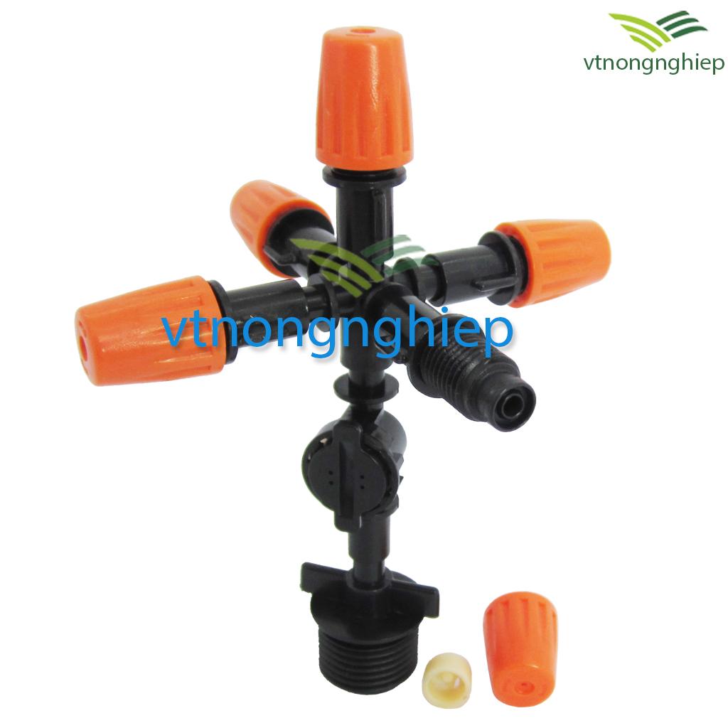 5  BÉC TƯỚI PHUN SƯƠNG HOA LAN 5 TIA