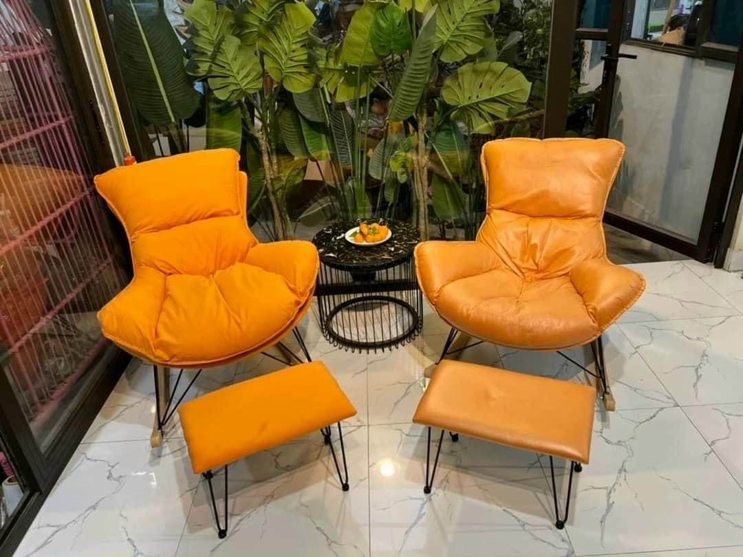 Ghế Bập Bênh Thư Giãn [ Tặng kèm Đôn Gác Chân]