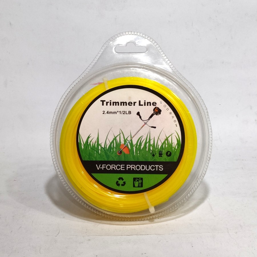 Dây Cước Nylon Vuông 2.4 mm Dùng Cho Máy Cắt Cỏ