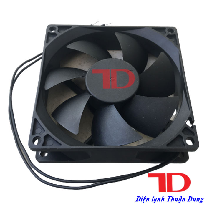 Quạt tủ lạnh SANYO 9x9 cm 220V 4.6W 2 dây