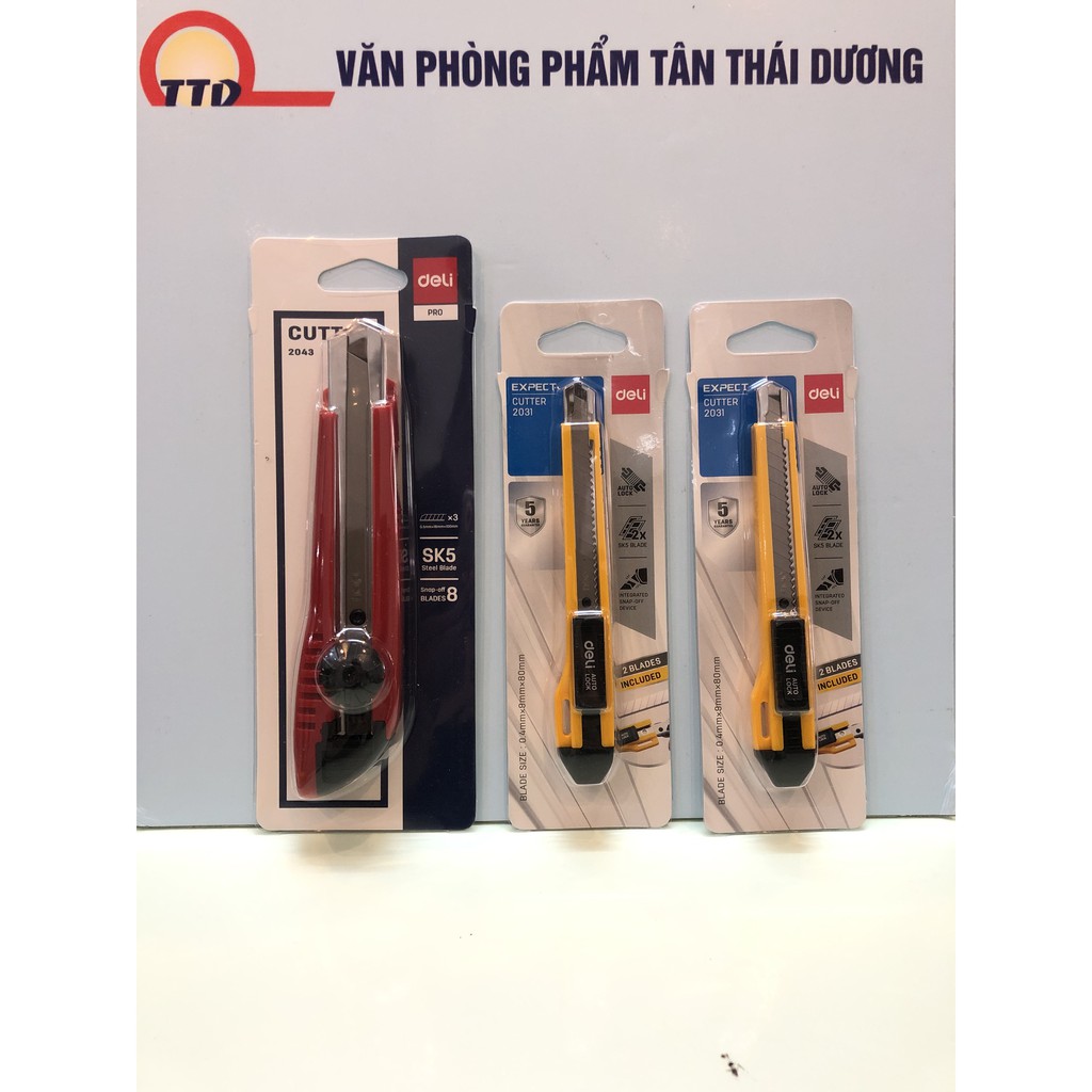 [Mã 12LSSALE giảm 100% đơn 50k] Dao Trổ Deli 2043 , Dao Dọc Giấy Deli 2031