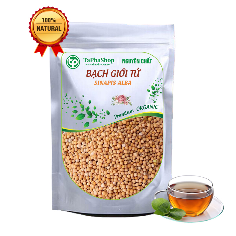 Bạch giới tử khô 500g - tấn phát