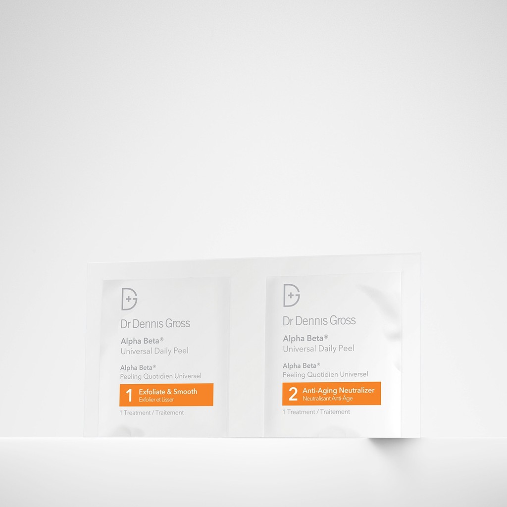 Dr. Dennis Gross ✨ Thay da sinh học Alpha Beta Universal Daily Peel - 5 Application Packettes