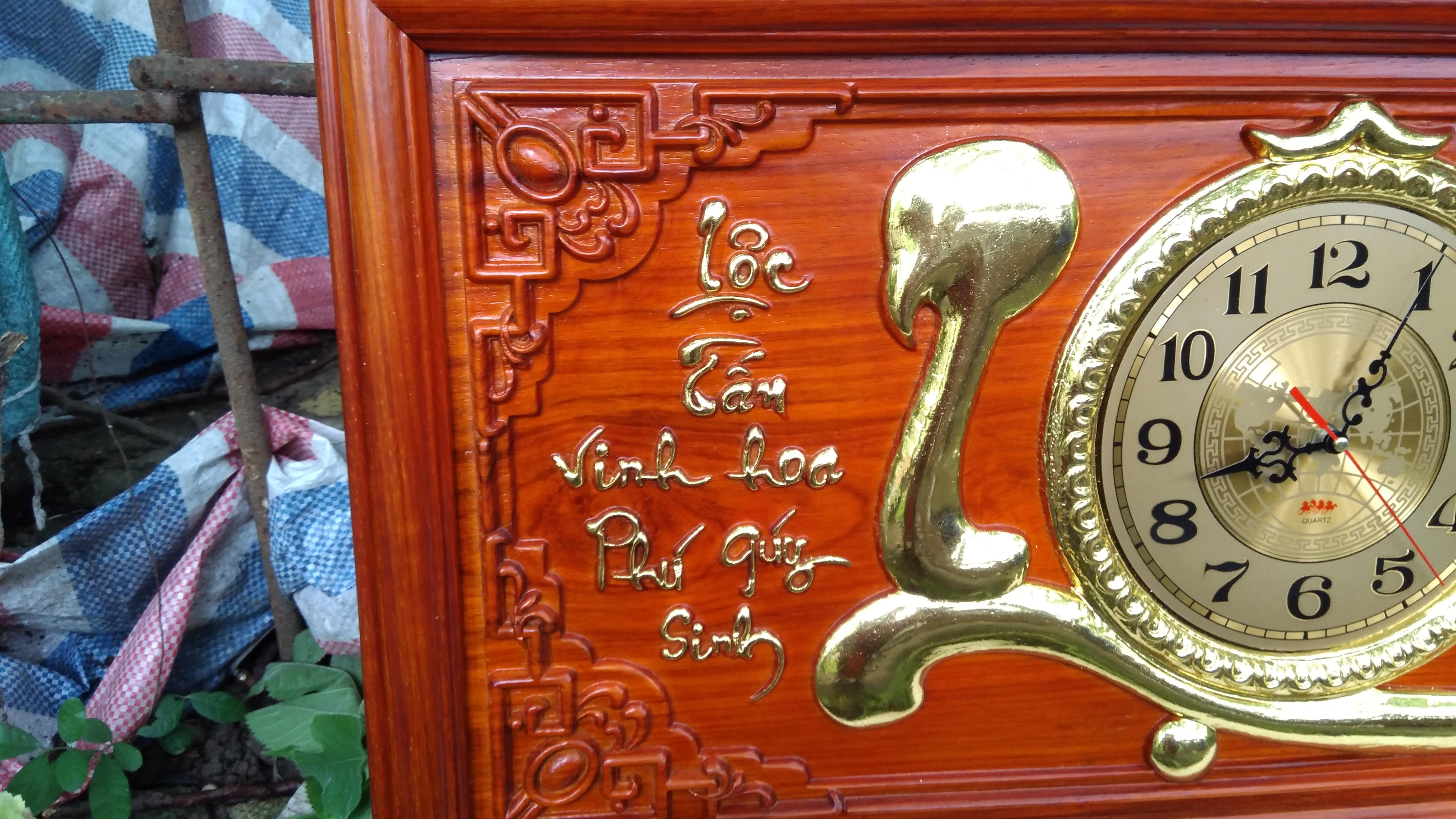 (Bảo hành 36 tháng) Đồng hồ treo tường chữ Lộc