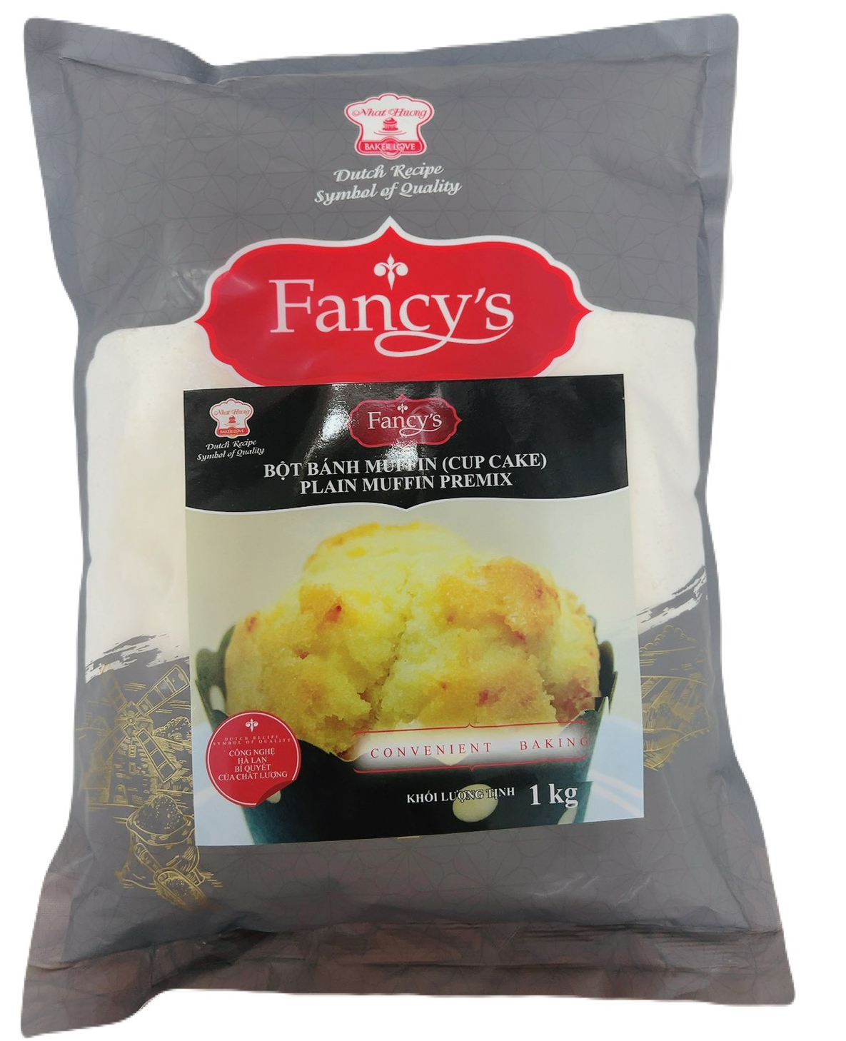 Bột Trộn Sẵn Bánh Muffin Cupcake 1Kg