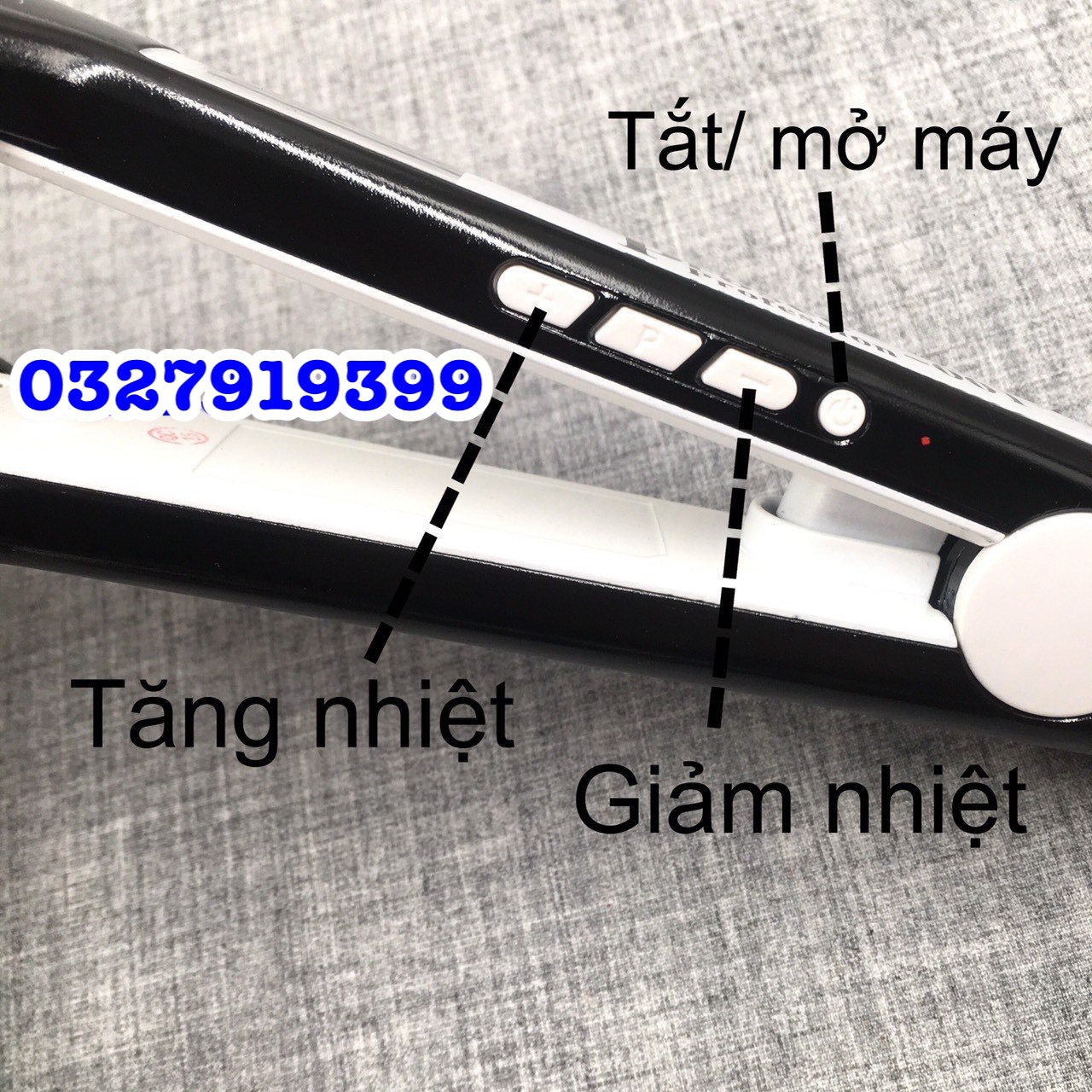 Barber Well Máy Duỗi Tóc Cao Cấp 501 Bản Lớn Chuyên Nghiệp Với Bề Mặt Ceramic Cực Êm & Màn Hình LCD Hiển Thị Nhiệt Độ An Toàn Và Hiệu Quả