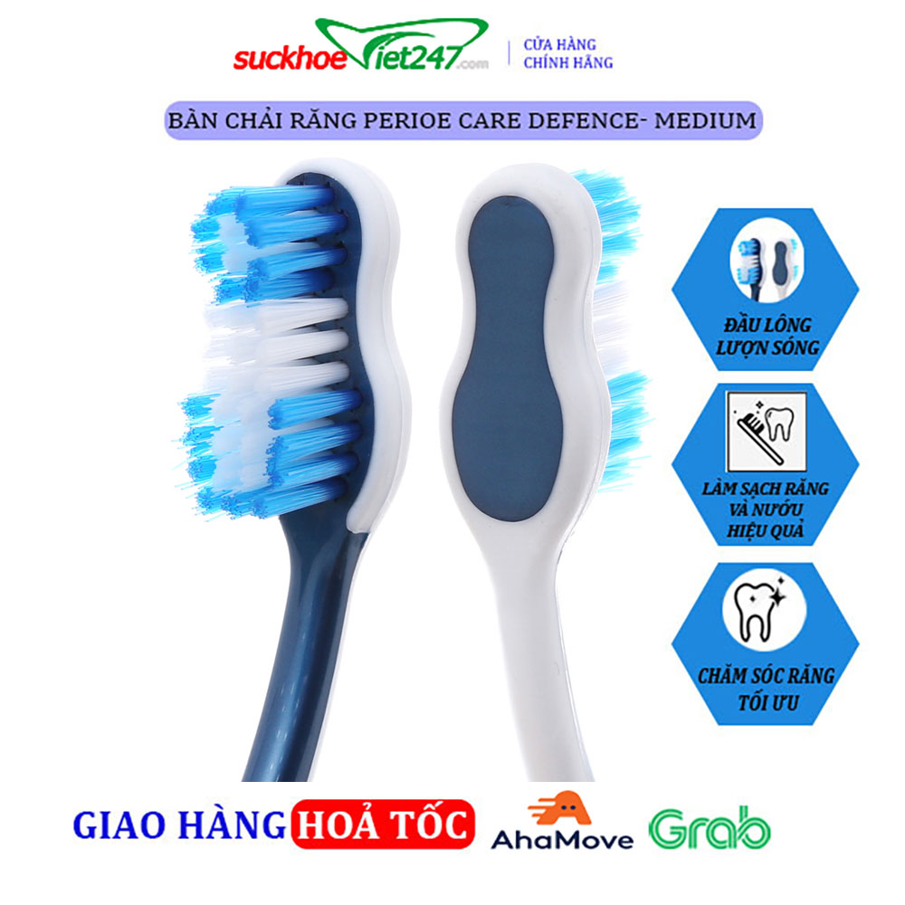 [HCM]Bàn Chải Răng Perioe Care Defence- Medium 8935030217413