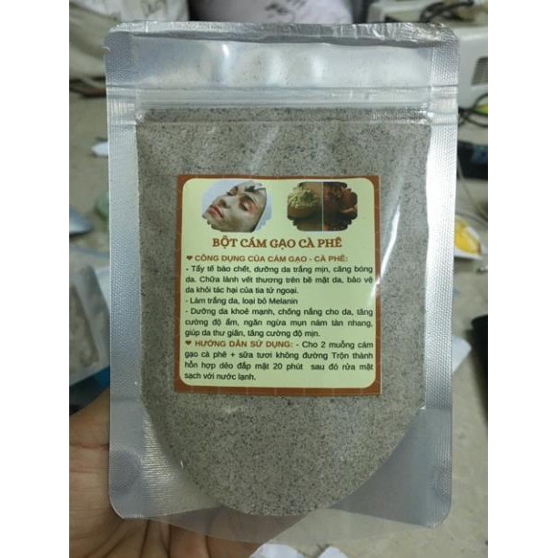 500gr Bột Cám gạo cà phê đắp mặt tắm trắng