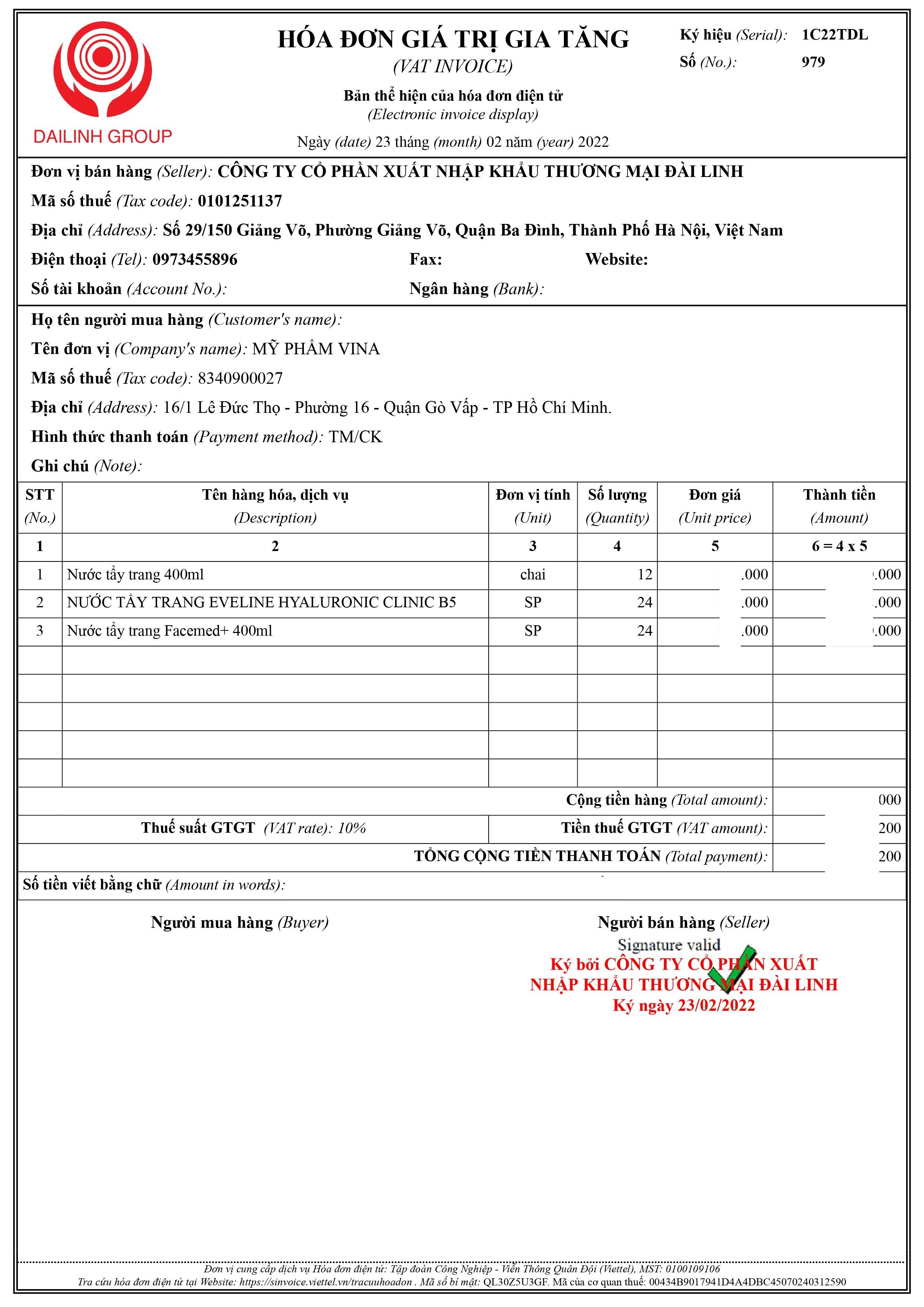 Nước Tẩy Trang Eveline Hyaluron Clinic B5 500ml