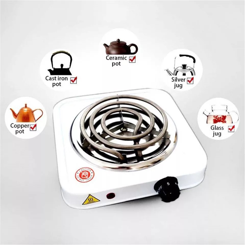 Bếp Điện Gia Dụng 1000W Hot Plate Làm Nóng Cafe, Nấu Đa Năng - Bách Hoá Thuận Dung