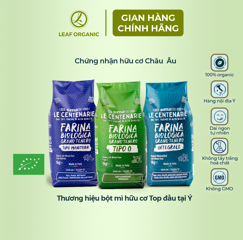 BỘT MÌ HỮU CƠ SimaBio 1kg