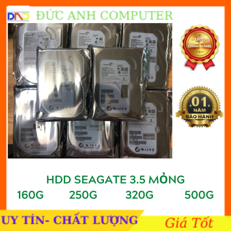 Bảng giá Ổ cứng HDD Seagate 80GB/ 160GB/ 250GB/ 320GB/ 500GB (Hàng Tháo Máy Bộ- mới trên 90%) - Bảo hành 12 tháng 1 đổi 1 Phong Vũ