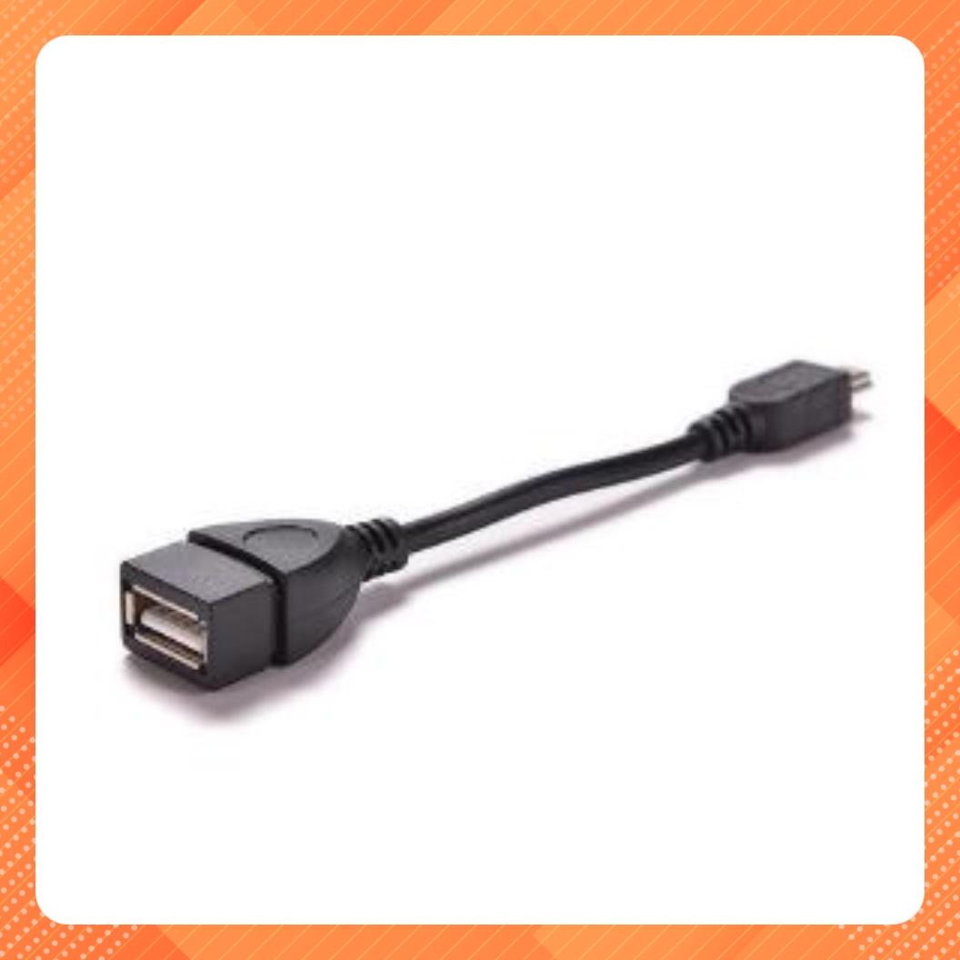 Cáp OTG đầu vuông Mini USB to USB. Cáp cắm USB ô tô