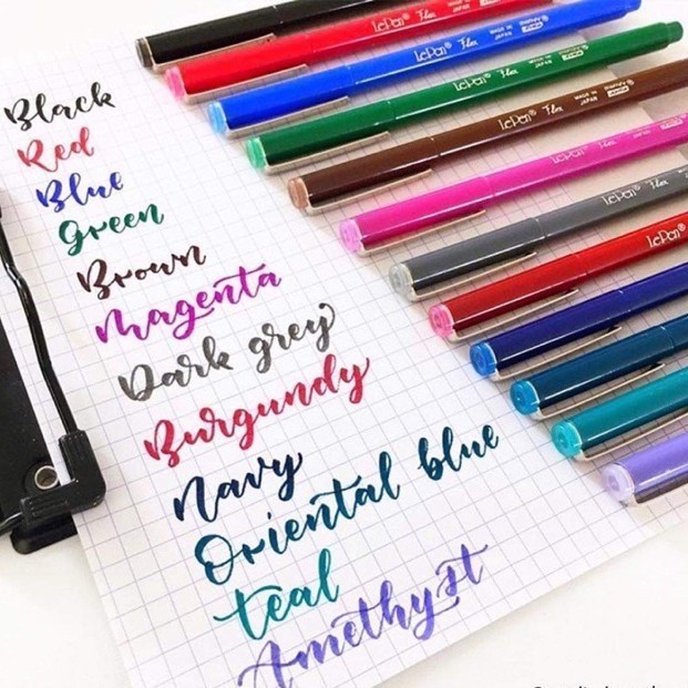 Set 6 bút brush calligraphy MARVY LePen Flex