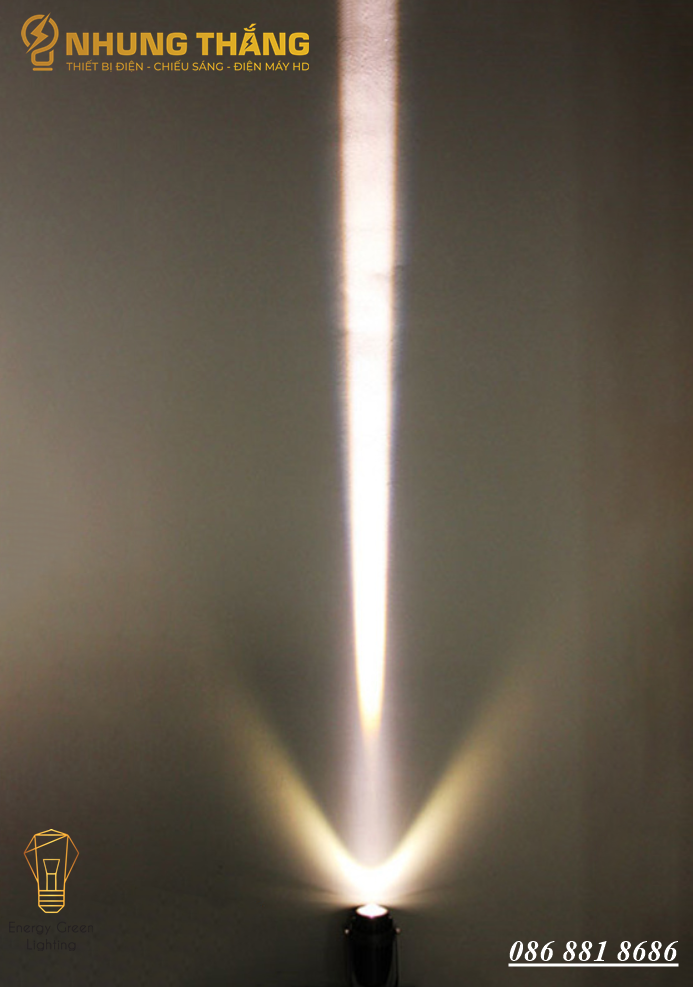 Đèn Rọi Cột,Rọi Cây,Rọi Tường YGS002 - Chiếu Điểm Ngoài Trời - 6 ÁnhSáng - Chống Nước IP65 - Công Suất 10w - Bảo Hành 1 Năm - Có Video