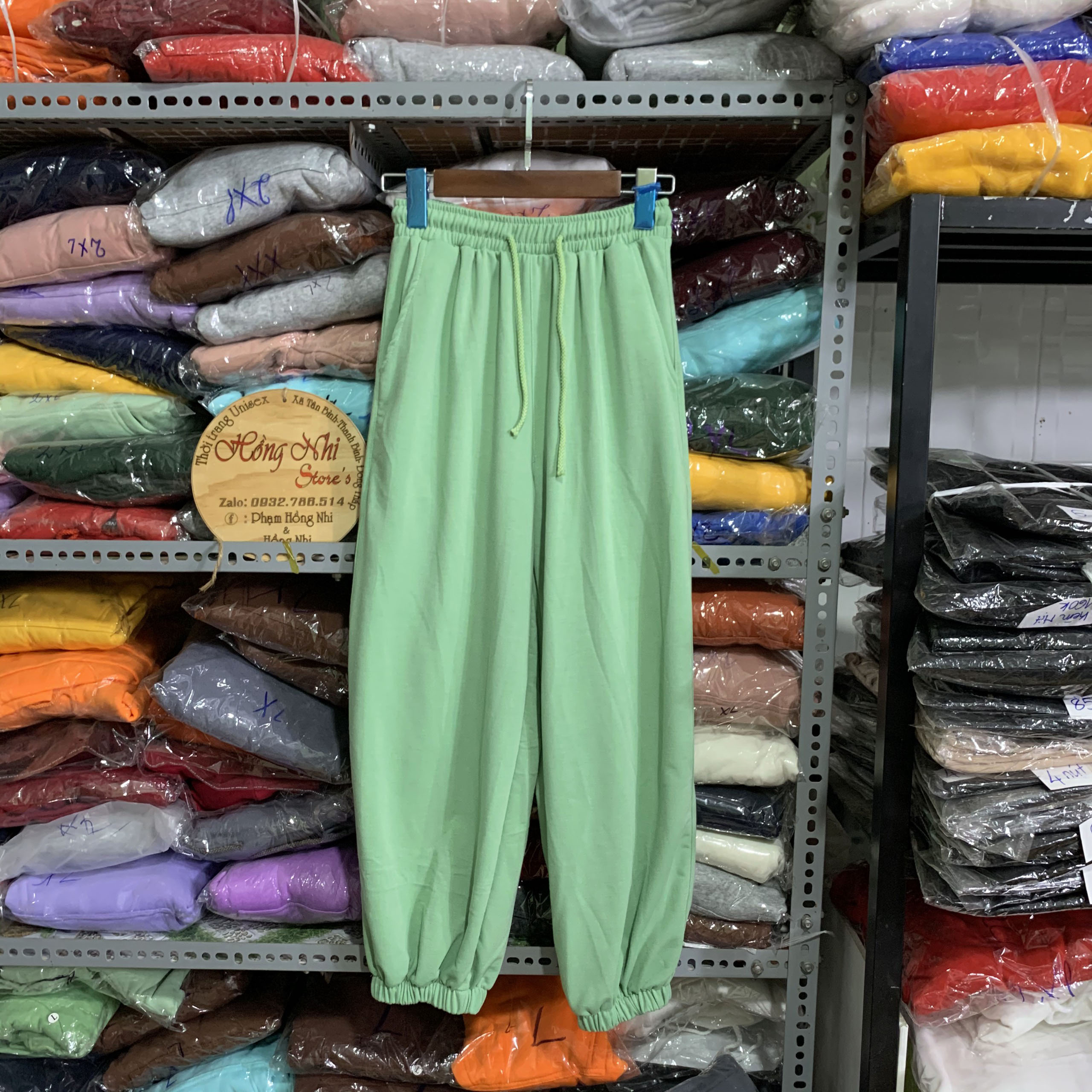 Quần Jogger Basic Pant Ulzzang Unisex Jogger Trơn Bo Lai - MM