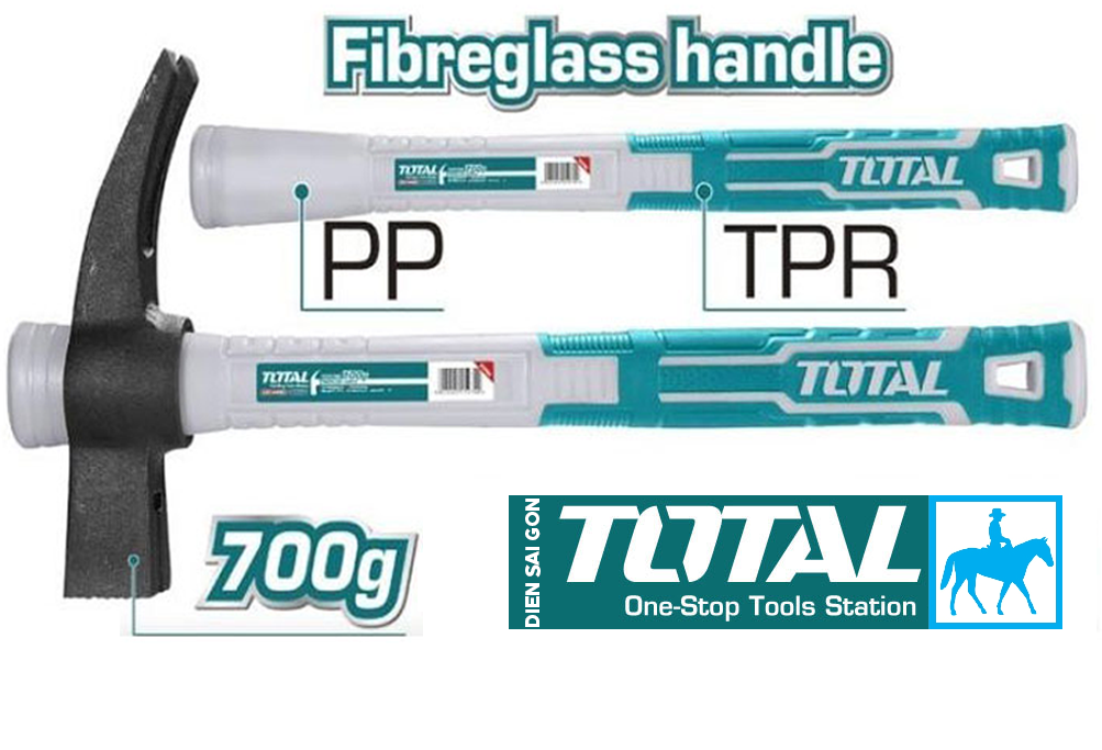 Búa nhổ đinh 450g 16oz 330mm Total THT73166