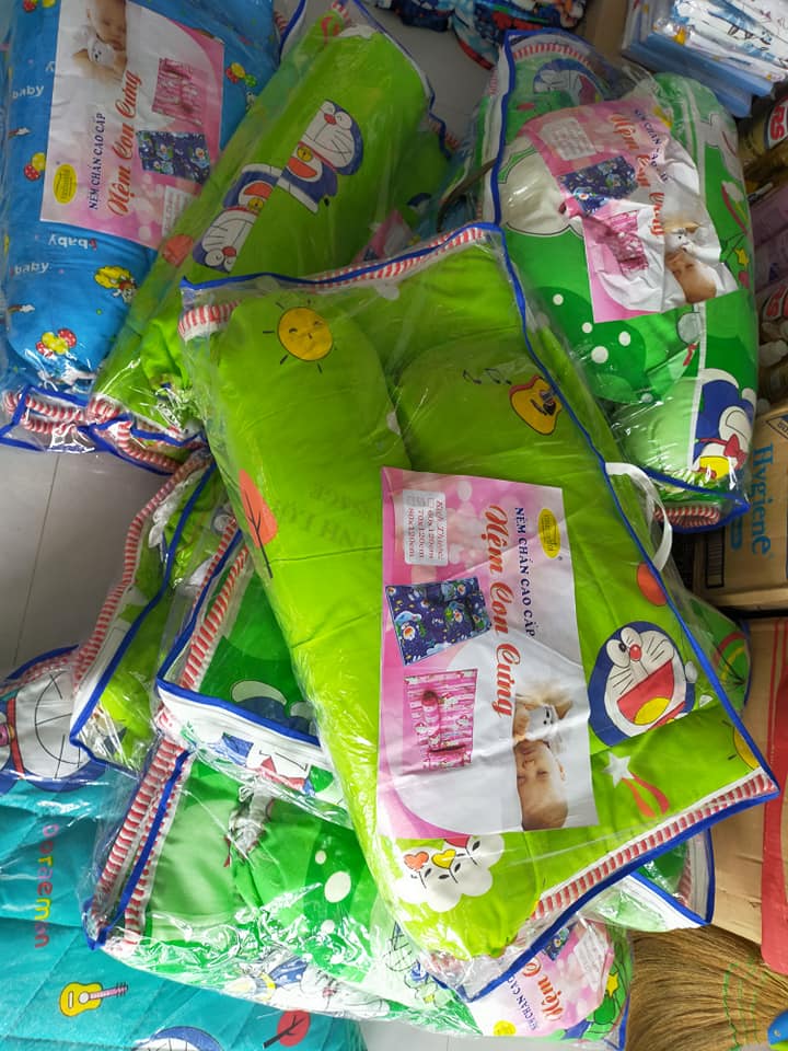 Bộ Nệm Cotton Chần Bông 2 Mặt Loại Dày