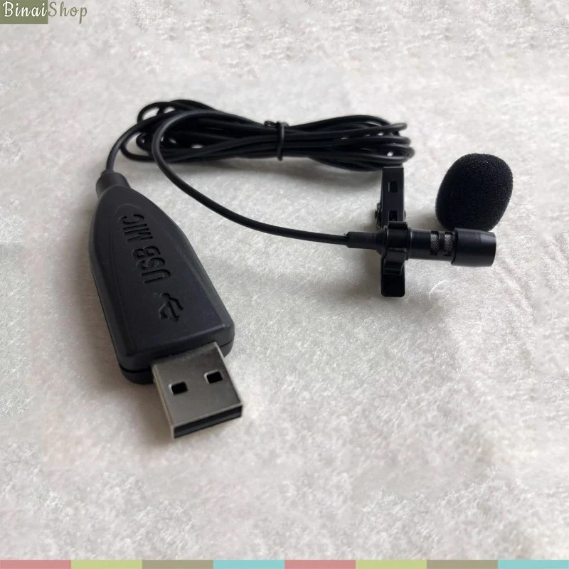 Micro cài áo USB cho PC, Laptop Koolsound Lavalier