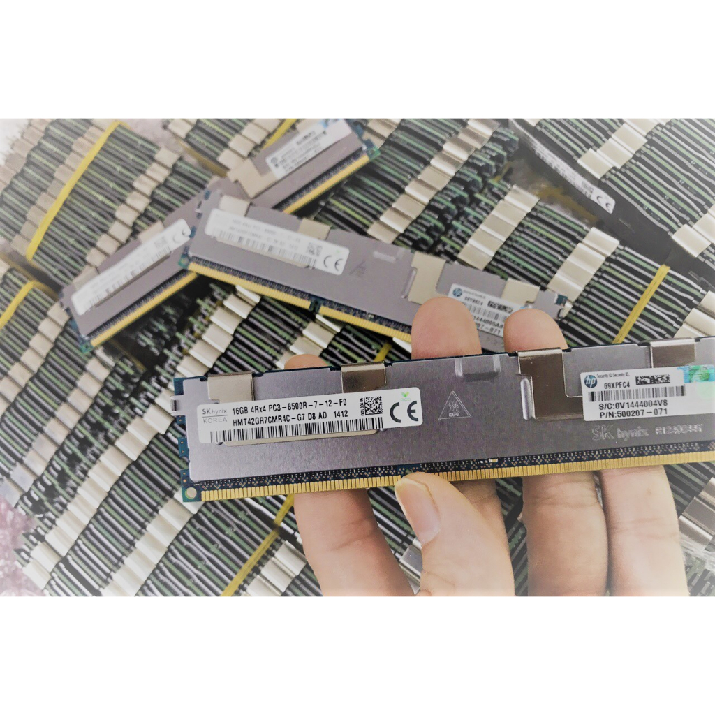 RAM ECC Server Hynix 16GB DDR3 Bus 1066MHz PC3-8500R 1.5V ECC