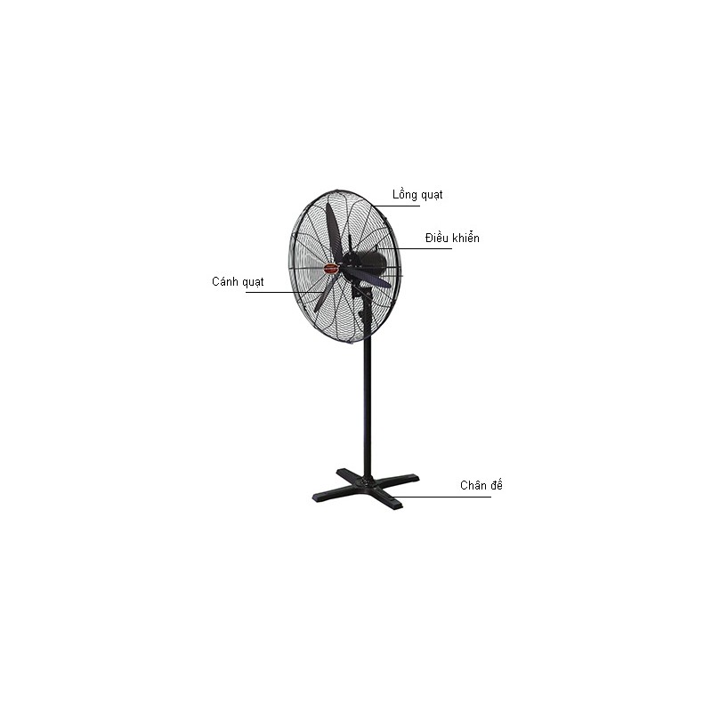 Quạt đứng công nghiệp Vinawind QĐ650-Đ