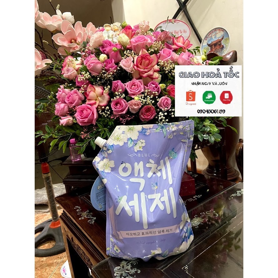 Ha Noi Freeship Nước Giặt BLUE Hàn Quốc - 2000ml