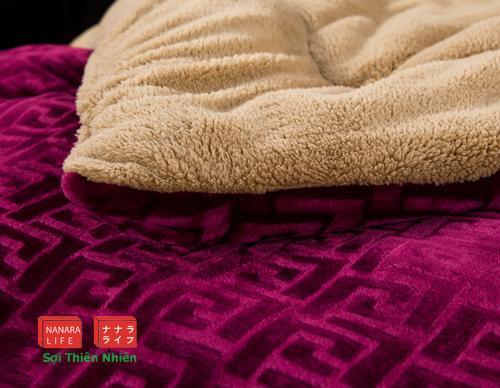 Chăn Lông Cừu Đại Hàn Dày Siêu Ấm 3 Lớp Cao Cấp đủ size