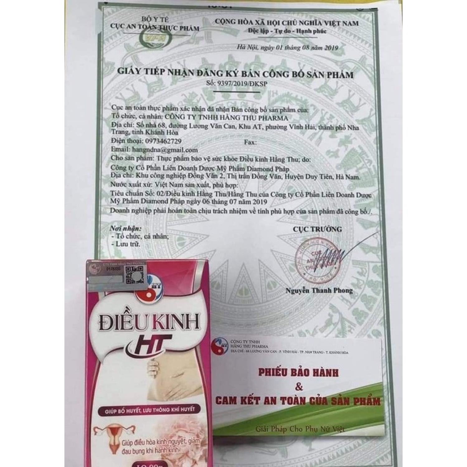 Điều Kinh Hằng Thu Chính Hãng [Có Tem Phiếu Bảo Hành]