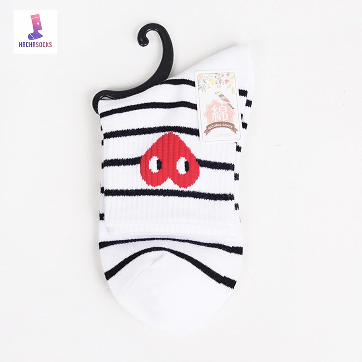 [HCM]Vớ Play Heart CDG Trái Tim 2 Sọc