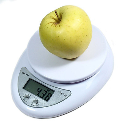 5kg round electronic scale B05 kitchen LCD