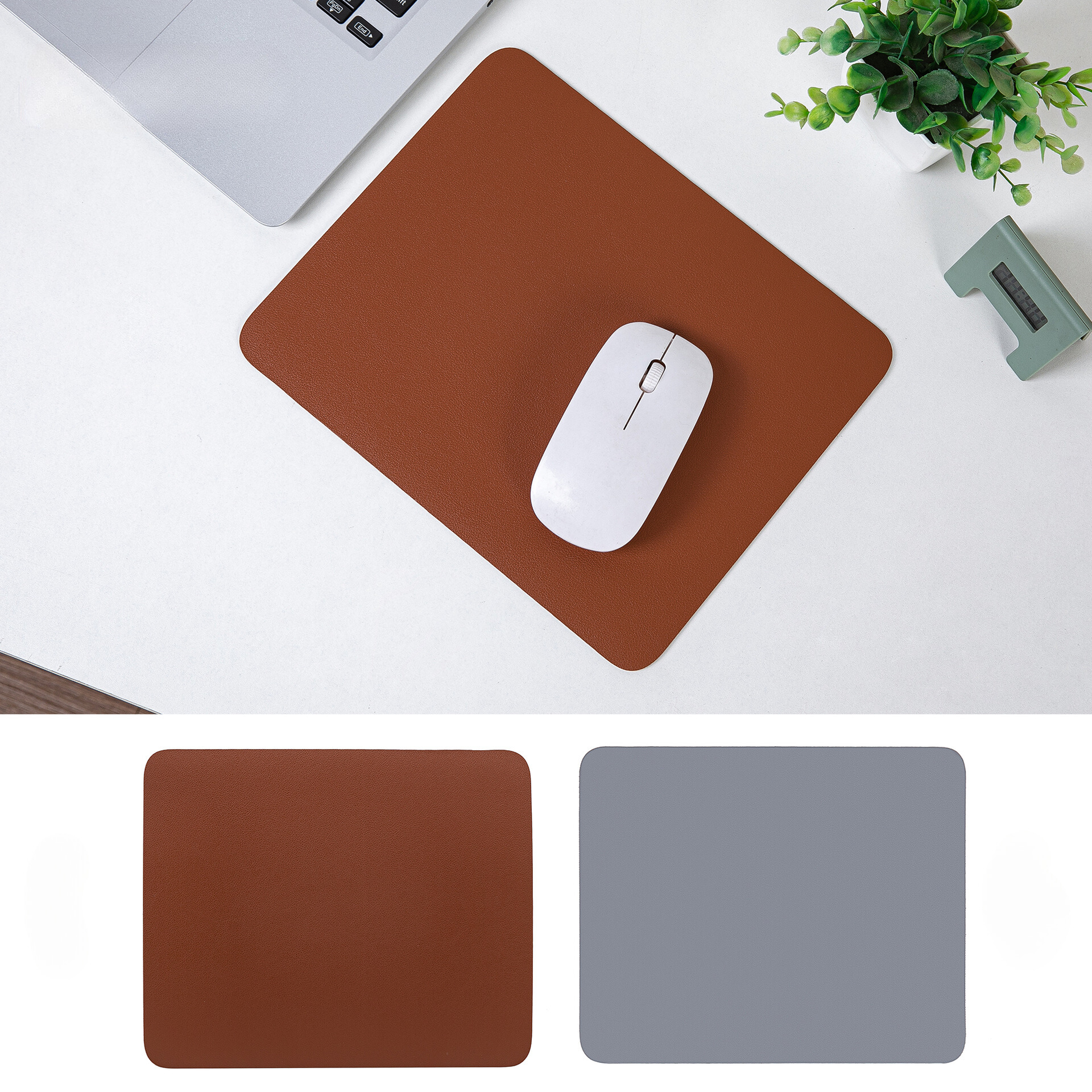 Miếng Lót Chuột Da (Mouse Pad) 270x210mm 2 Mặt 2 Màu