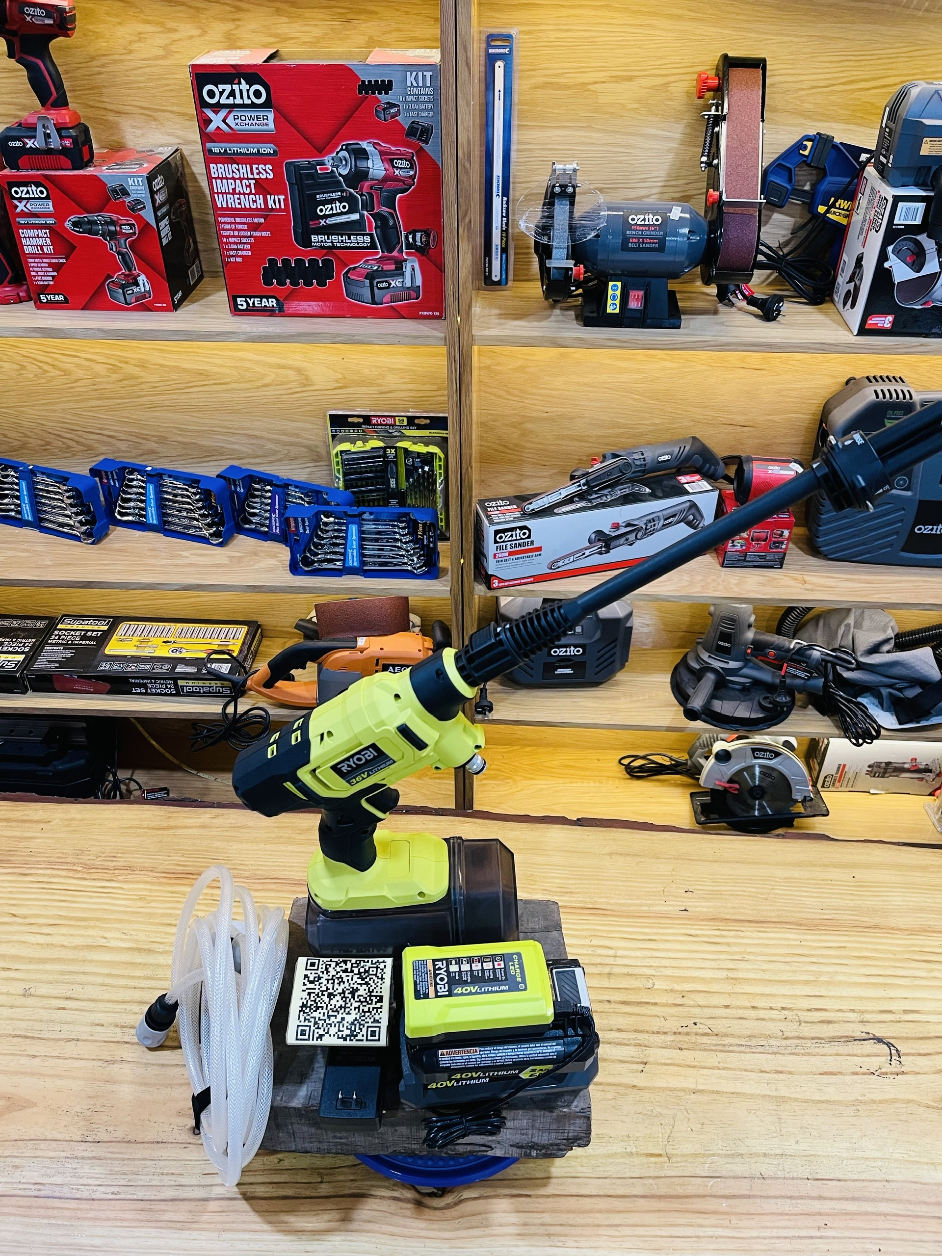 MÁY RỬA XE PIN 40V RYOBI MỚI 99% NHẬP KHẨU MỸ