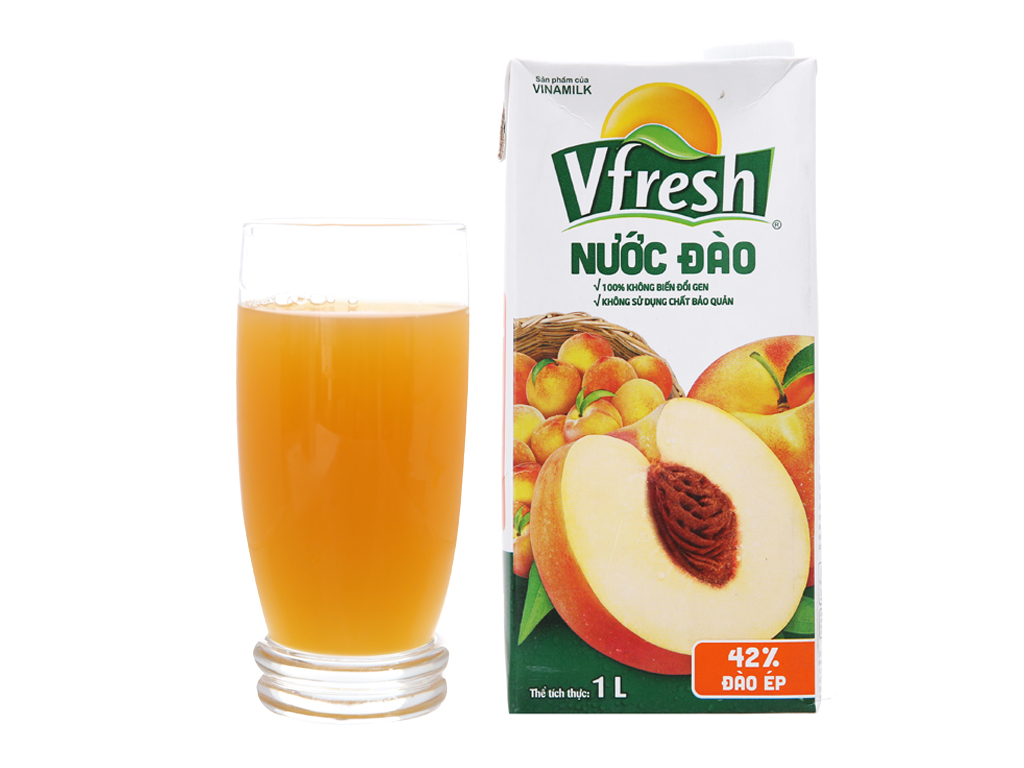 [HCM]Nước ép đào Vfresh 1 lít